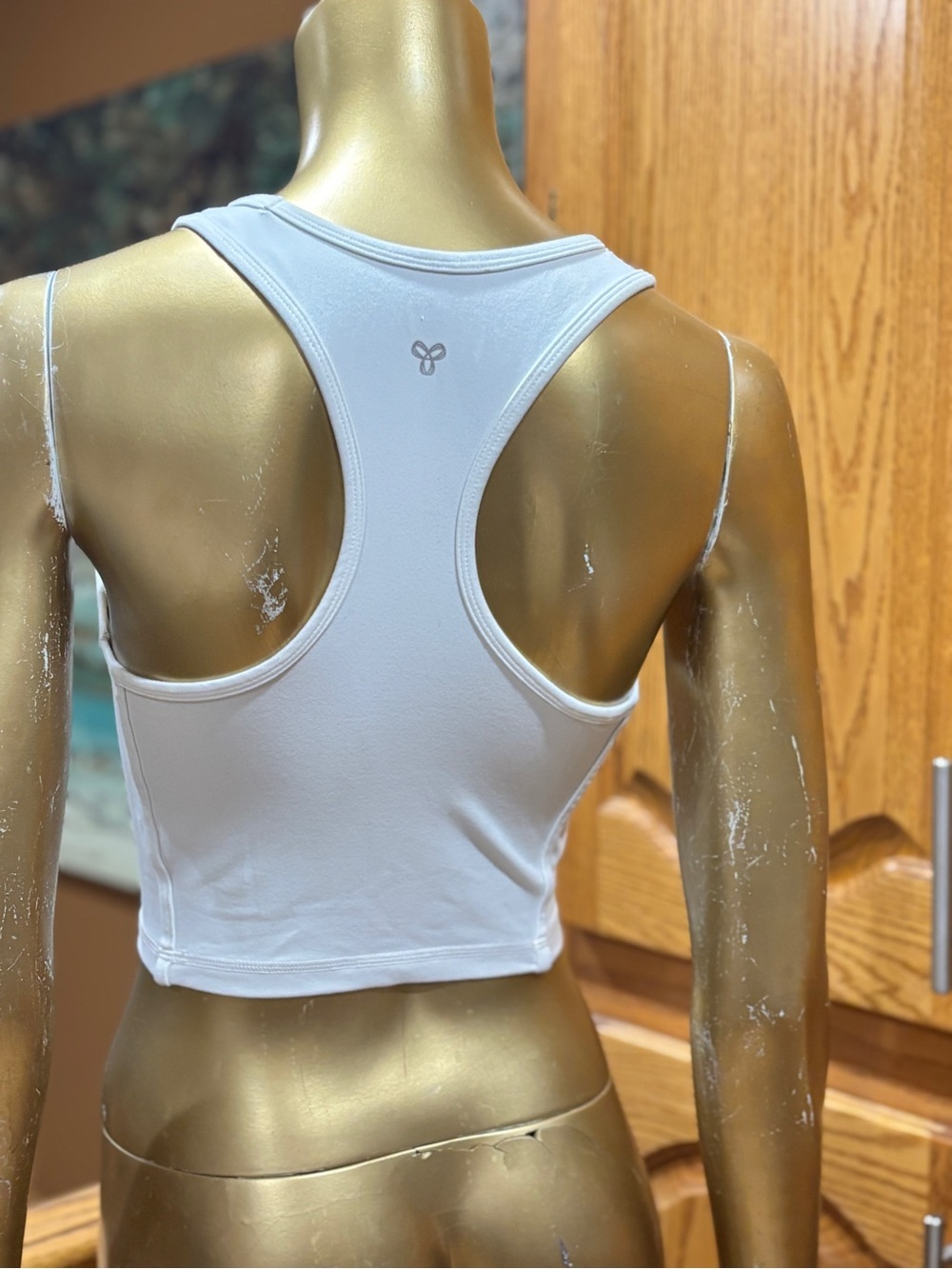TNA White Scoop Neck Crop Tank - Picture 4 of 7